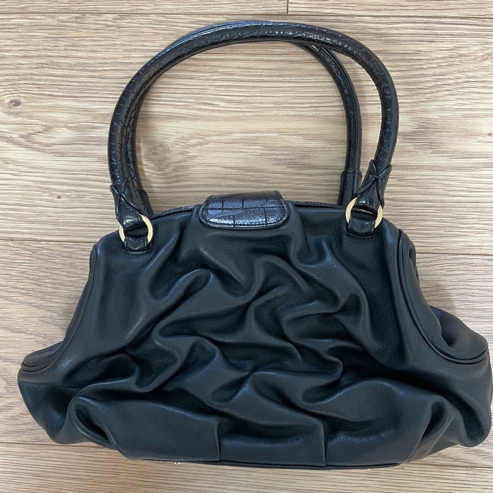 Smythson Black Small Nancy Handbag | Great condition - Picture 8 of 8